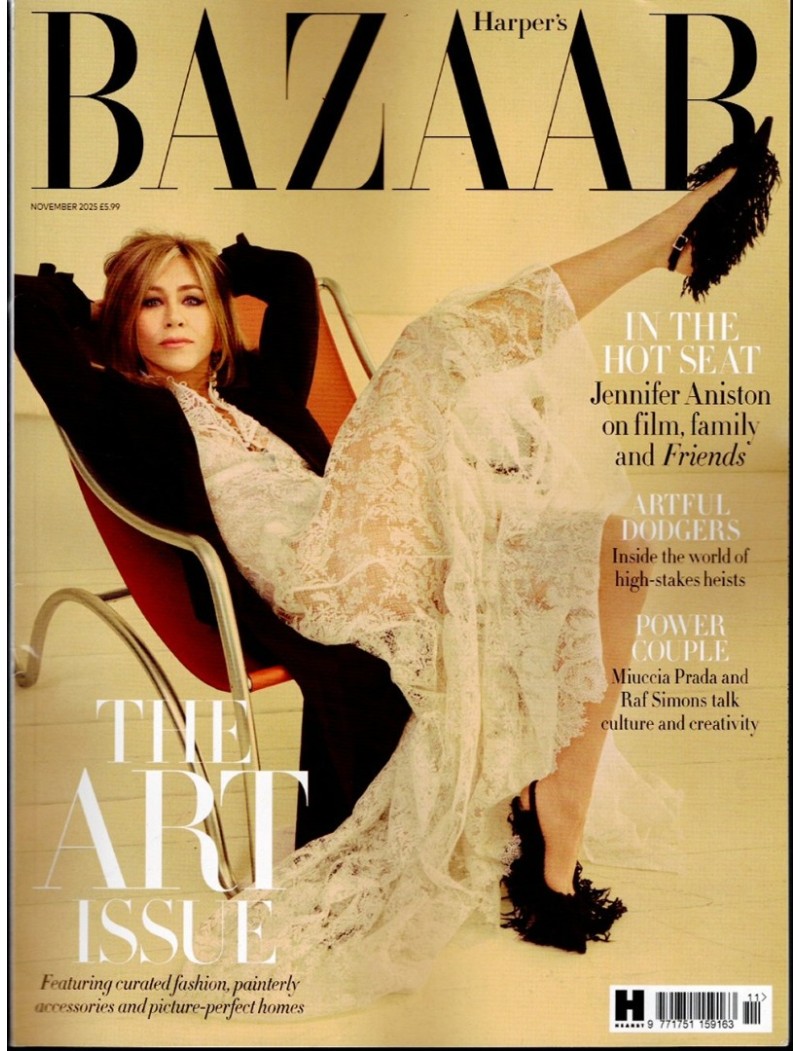 Harpers Bazaar Magazine November 2025 Jennifer Aniston