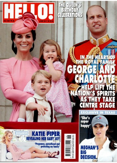 Hello Magazine 1487 26th June 2017 Kate Middleton 