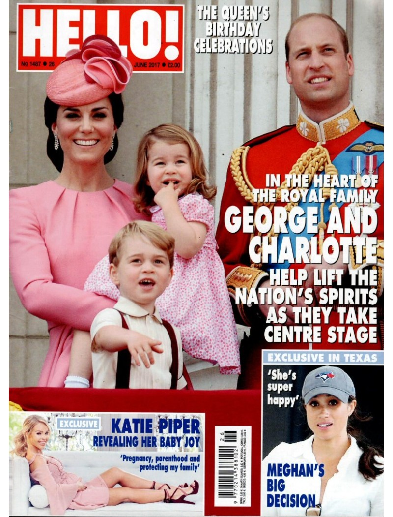 Hello Magazine 1487 26th June 2017 Kate Middleton 