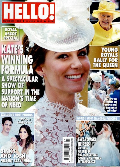 Hello Magazine 1488 3rd July 2017 Kate Middleton