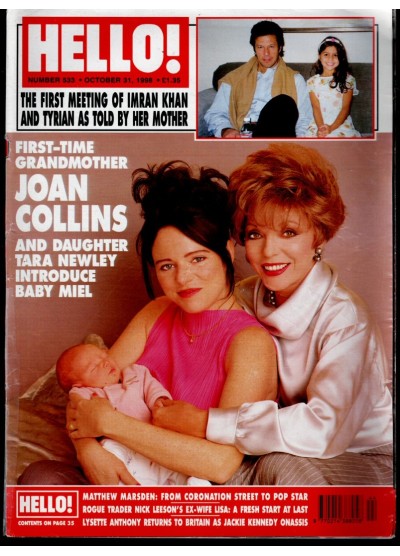 Hello Magazine Issue 533 31st October 1998 Hello Magazine Issue 533 31st October 1998