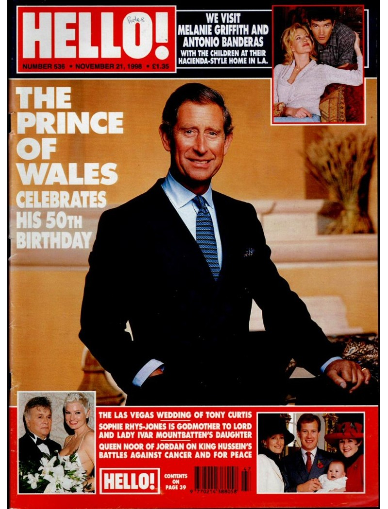 Hello Magazine Issue 536 21st November 1998