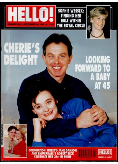 Hello Magazine Issue 588 30th November 1999 Hello Magazine Issue 588 30th November 1999