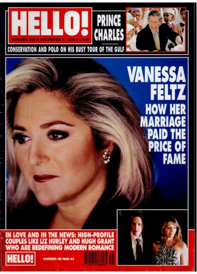 Hello Magazine Issue 589 7th December 1999 Hello Magazine Issue 589 7th December 1999
