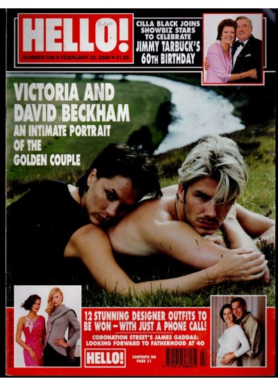 Hello Magazine Issue 599 22nd February 2000 Victoria Beckham & David Beckham Hello Magazine Issue 599 22nd February 2000 Victoria Beckham & David Beckham