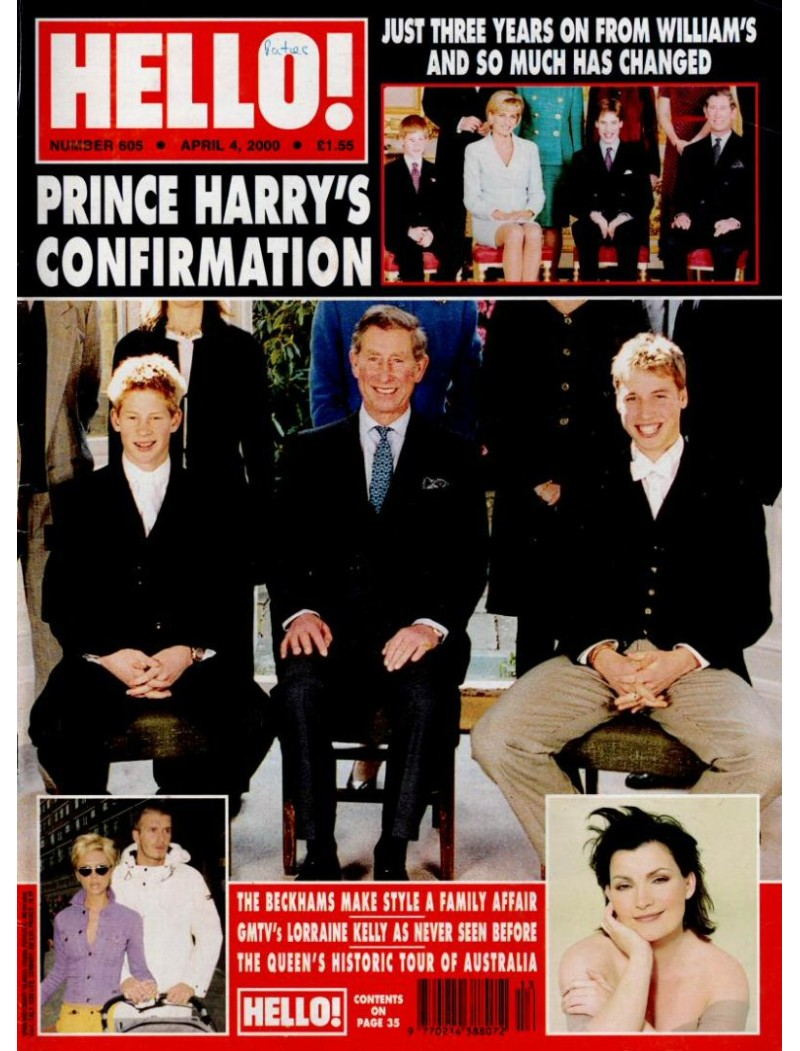 Hello Magazine Issue 605 4th April 2000 Prince Charles