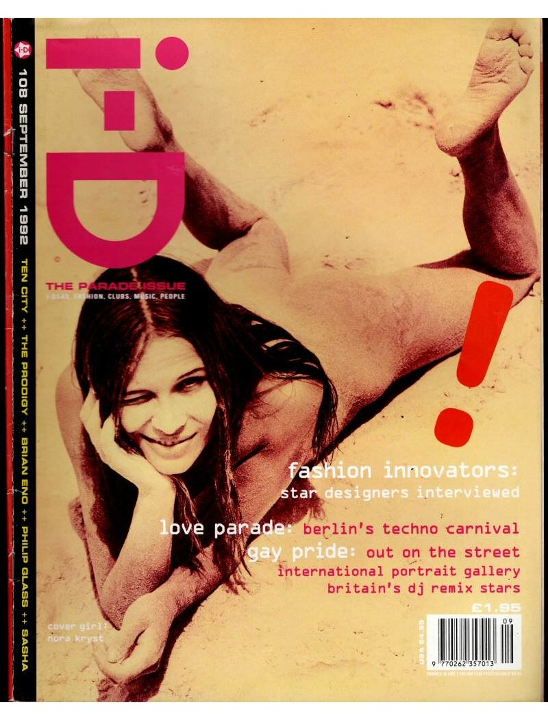 i-D Magazine - Issue 108 - September 1992 Nora Kryst