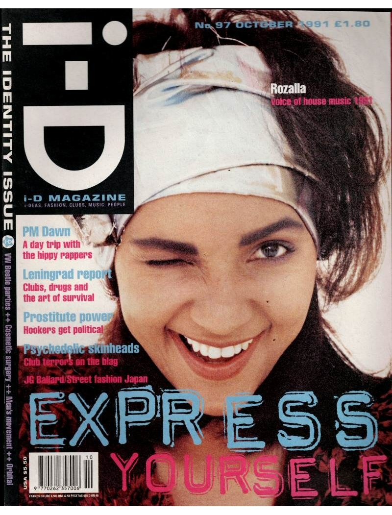 i-D Magazine - Issue 97 - October 1991 Rozalla