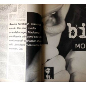 i-D Magazine - Issue 98 - November 1991 Sandra Bernhard