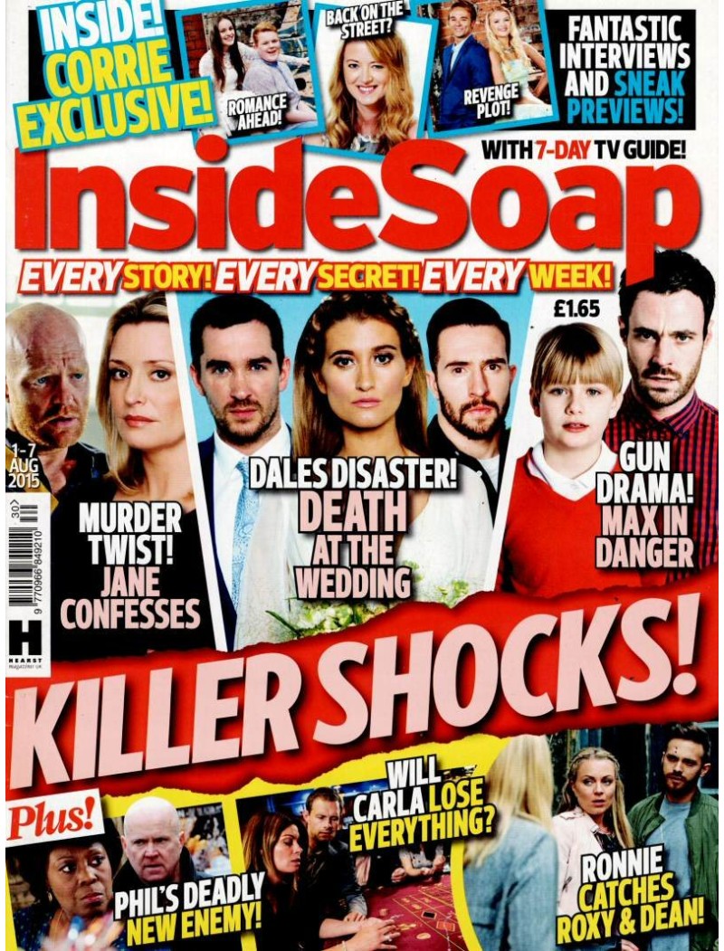 Inside Soap Magazine 1st August 2015 Inside Soap Magazine 1st August 2015