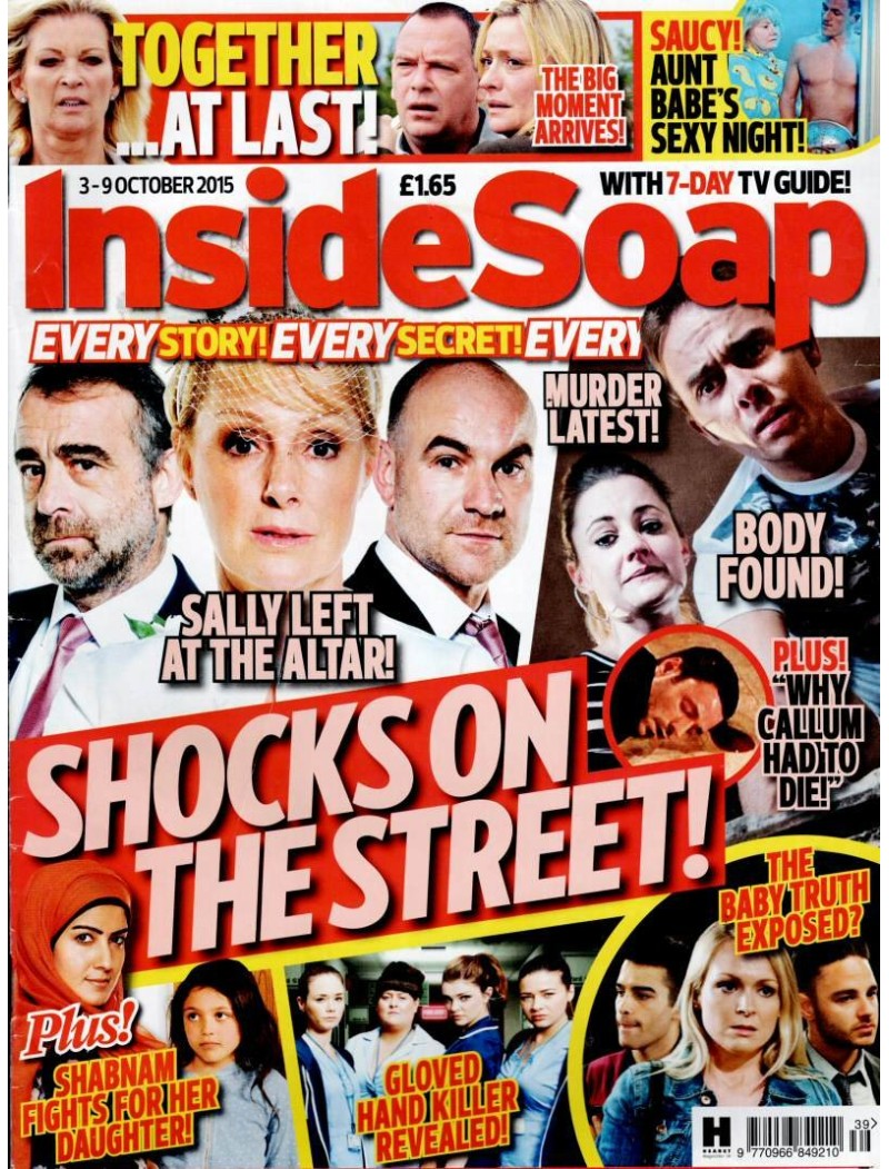 Inside Soap Magazine 3rd October 2015