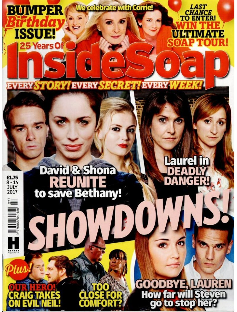 Inside Soap Magazine 8th July 2017