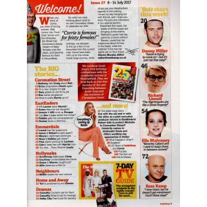 Inside Soap Magazine 8th July 2017