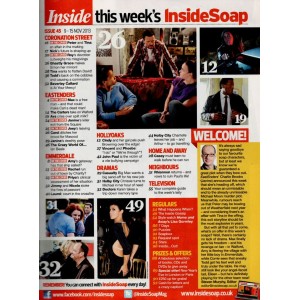 Inside Soap Magazine 9th November 2013