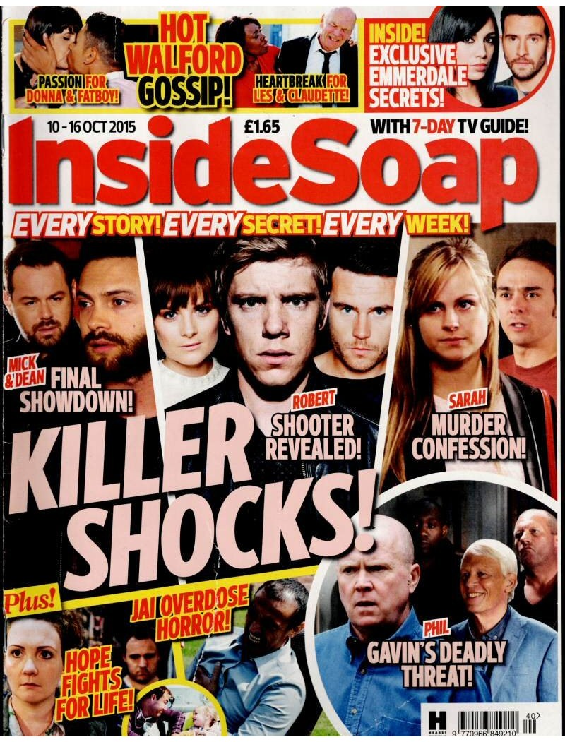 Inside Soap Magazine 10th October 2015