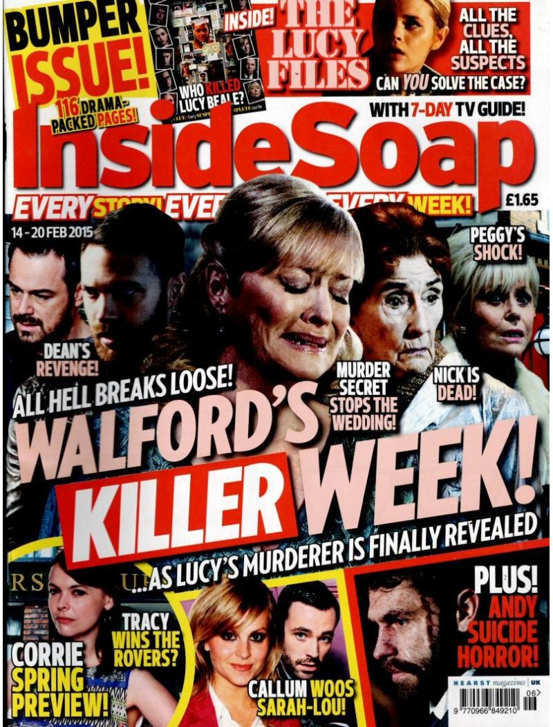 Inside Soap Magazine 14th February 2015 - 30th Anniversary Eastenders