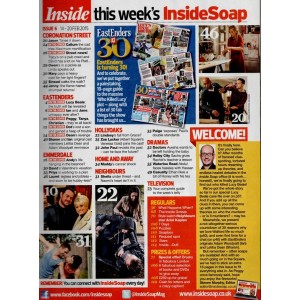 Inside Soap Magazine 14th February 2015 - 30th Anniversary Eastenders