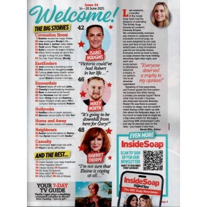 Inside Soap Magazine 14th June 2025