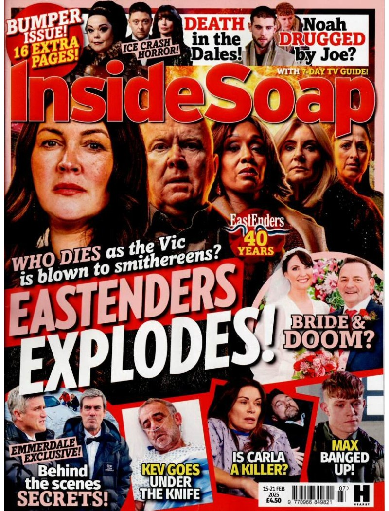 Inside Soap Magazine 15th February 2025 Bumper Issue