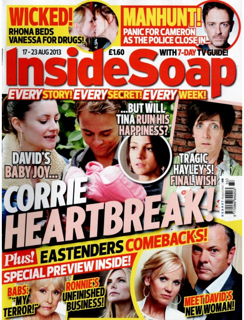 Inside Soap Magazine 17th August 2013