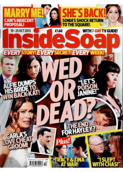 Inside Soap Magazine 19th October 2013