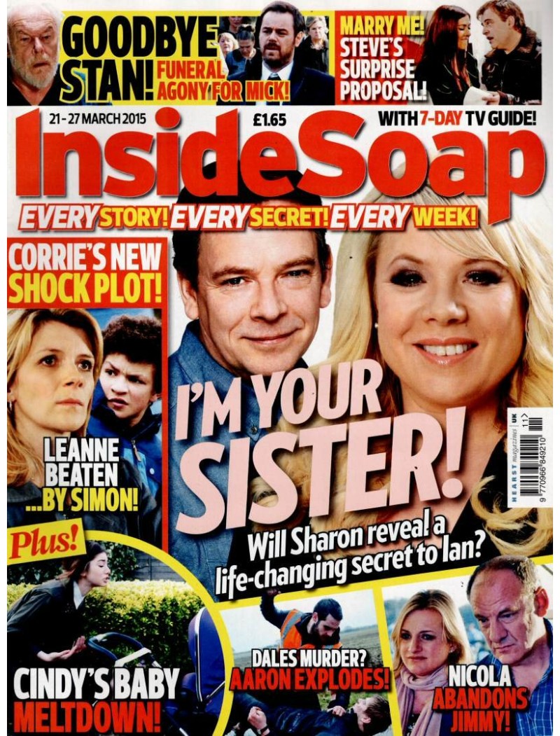 Inside Soap Magazine 21st March 2015