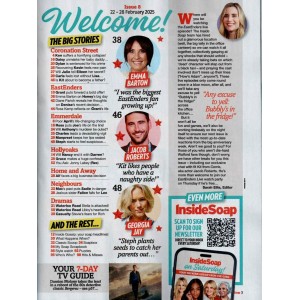 Inside Soap Magazine 22nd February 2025 Eastenders 40 years