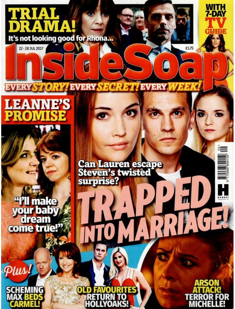 Inside Soap Magazine 22nd july 2017