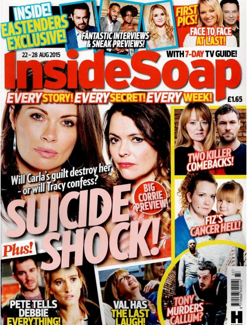 Inside Soap Magazine 22nd August 2015