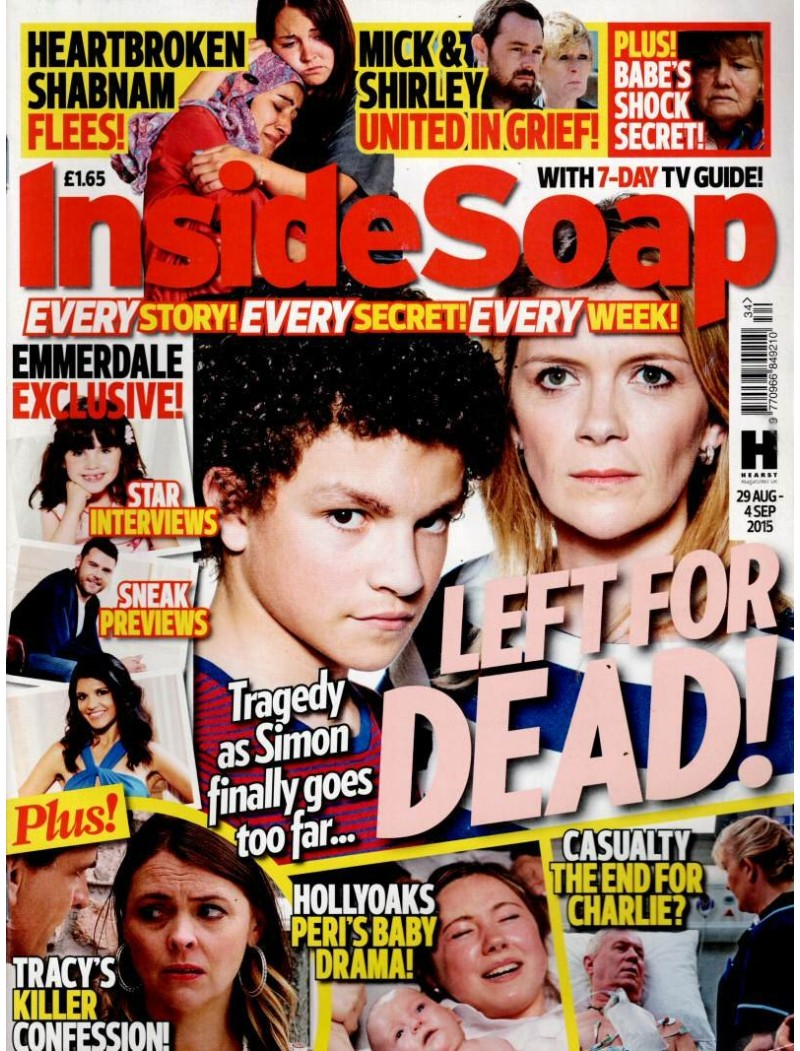 Inside Soap Magazine 29th August 2015