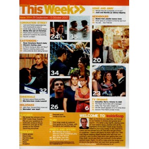 Inside Soap Magazine 29th September 2007