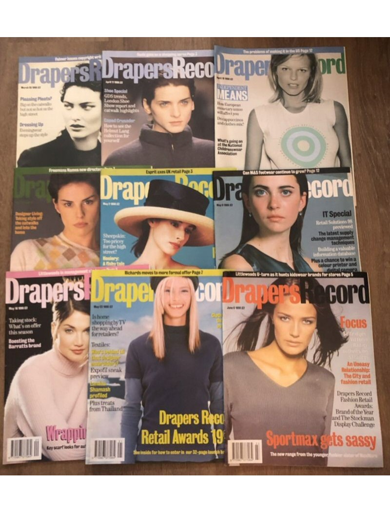 Drapers Record Fashion Magazine - 9 copies - Drapers Record Fashion Magazine - 9 copies -