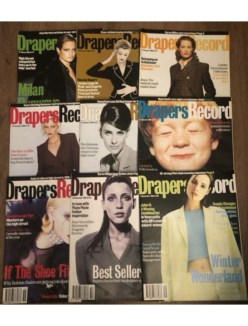 Drapers Record Fashion Magazine - 9 copies - Lot 4
