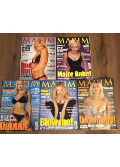 Maxim Magazine x 5 issues 1998 - Lot 4