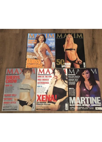 Maxim Magazine x 5 issues 1999 - Lot 6
