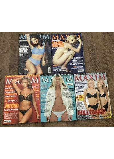 Maxim Magazine x 5 issues 1999 2000 2001 - Lot 7