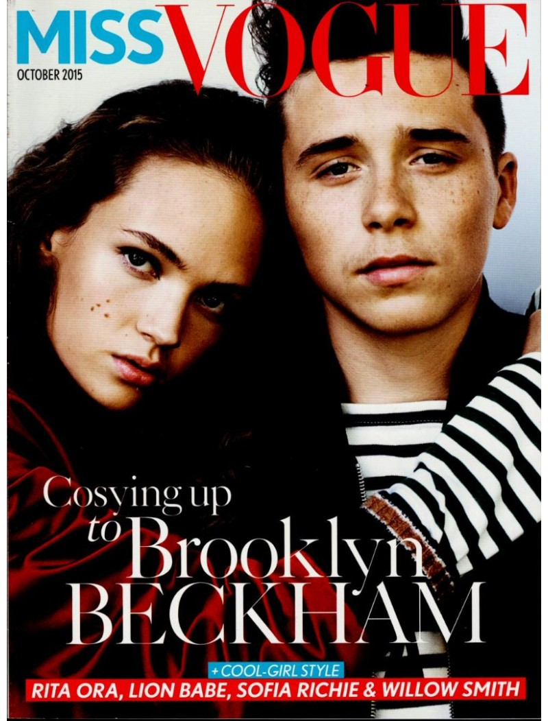 Miss Vogue Magazine October 2015 Brooklyn Beckham cover Miss Vogue Magazine October 2015 Brooklyn Beckham cover