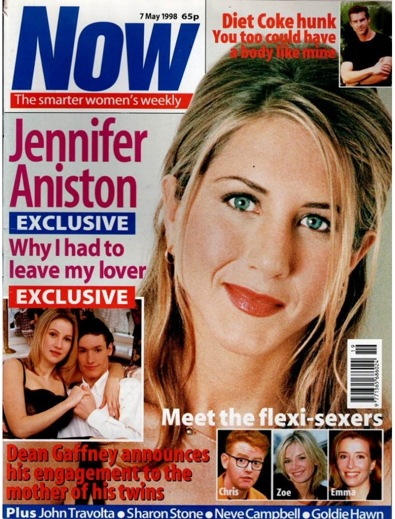 Now Magazine 7th May 1998 Jennifer Aniston