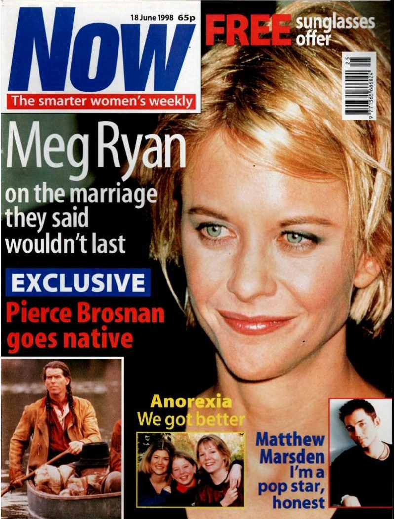 Now Magazine 18th June 1998 Meg Ryan