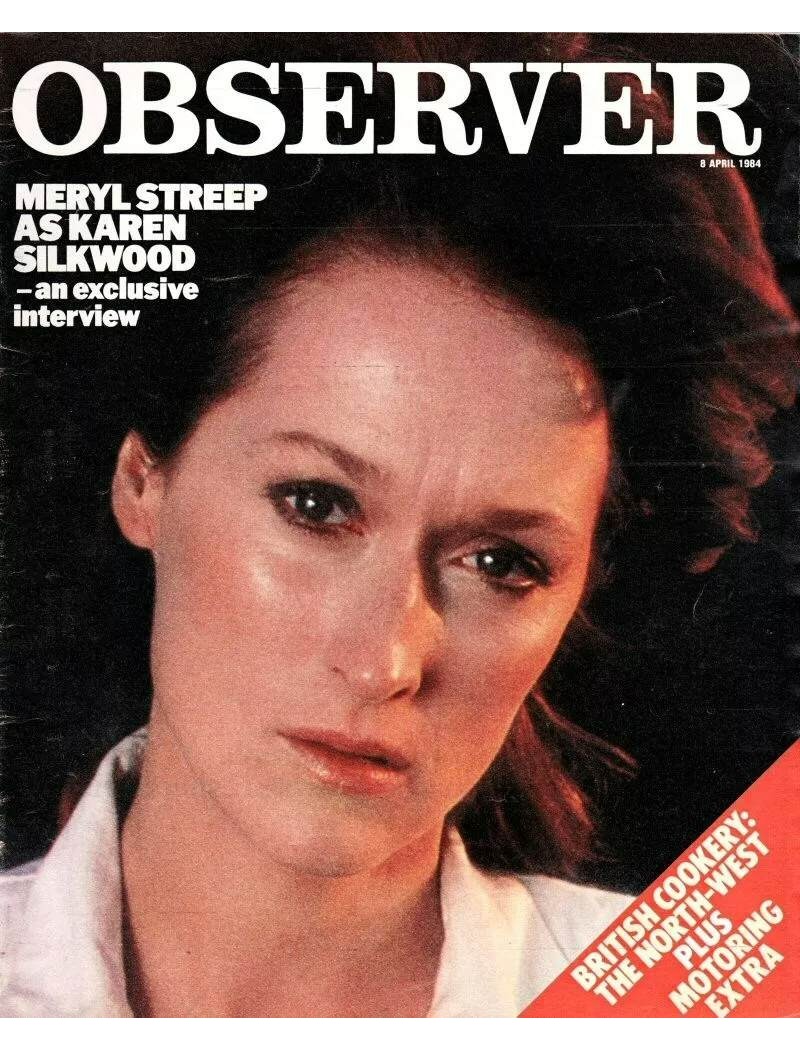 Observer Magazine 8th April 1984 Meryl Streep Observer Magazine 8th April 1984 Meryl Streep