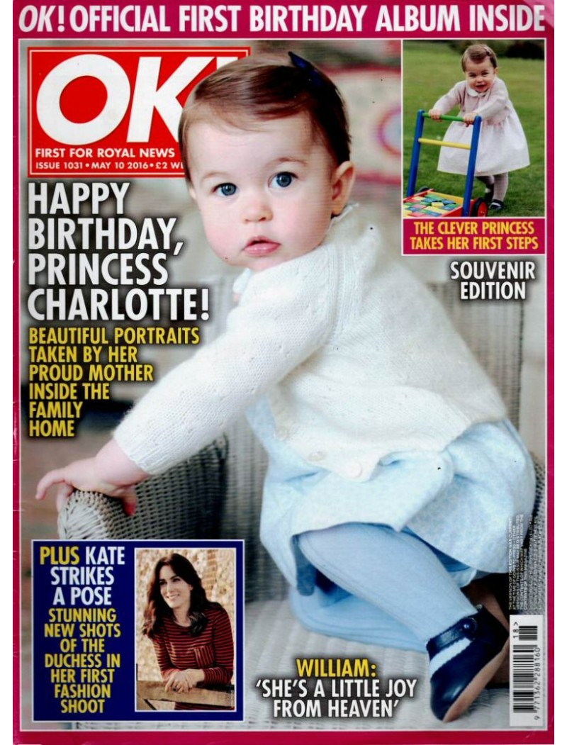 OK Magazine 1031 10th May 2016 Princess Charlotte