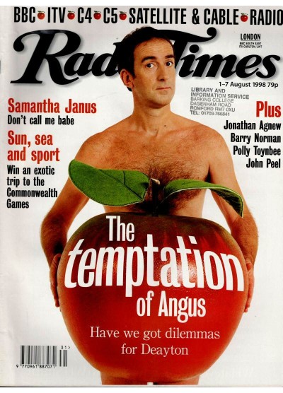 Radio Times Magazine 1st August 1998