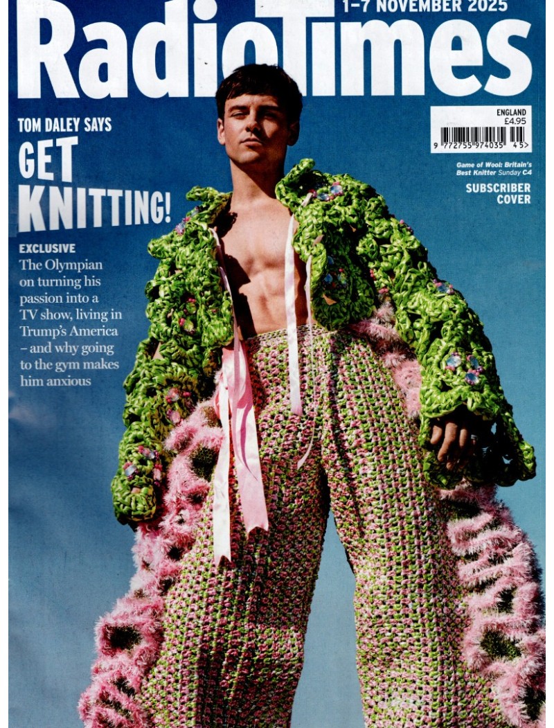 Radio Times Magazine 1st November 2025 Tom Daley