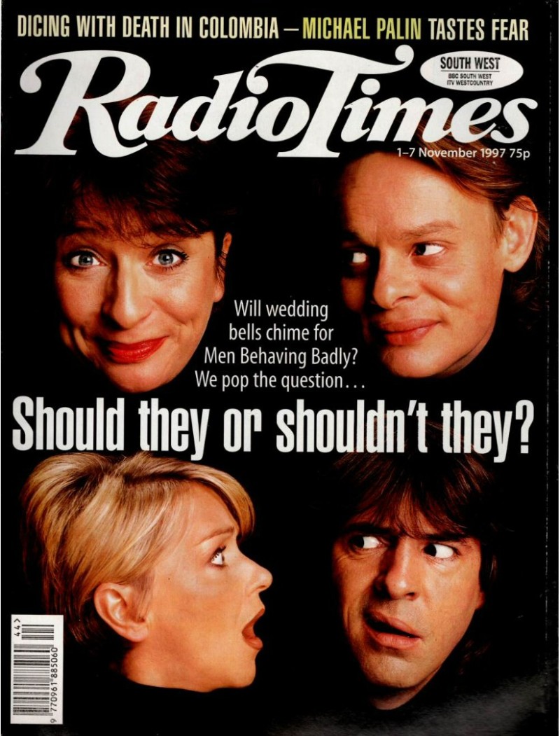 Radio Times Magazine 1st November 1997 Men Behaving Badly