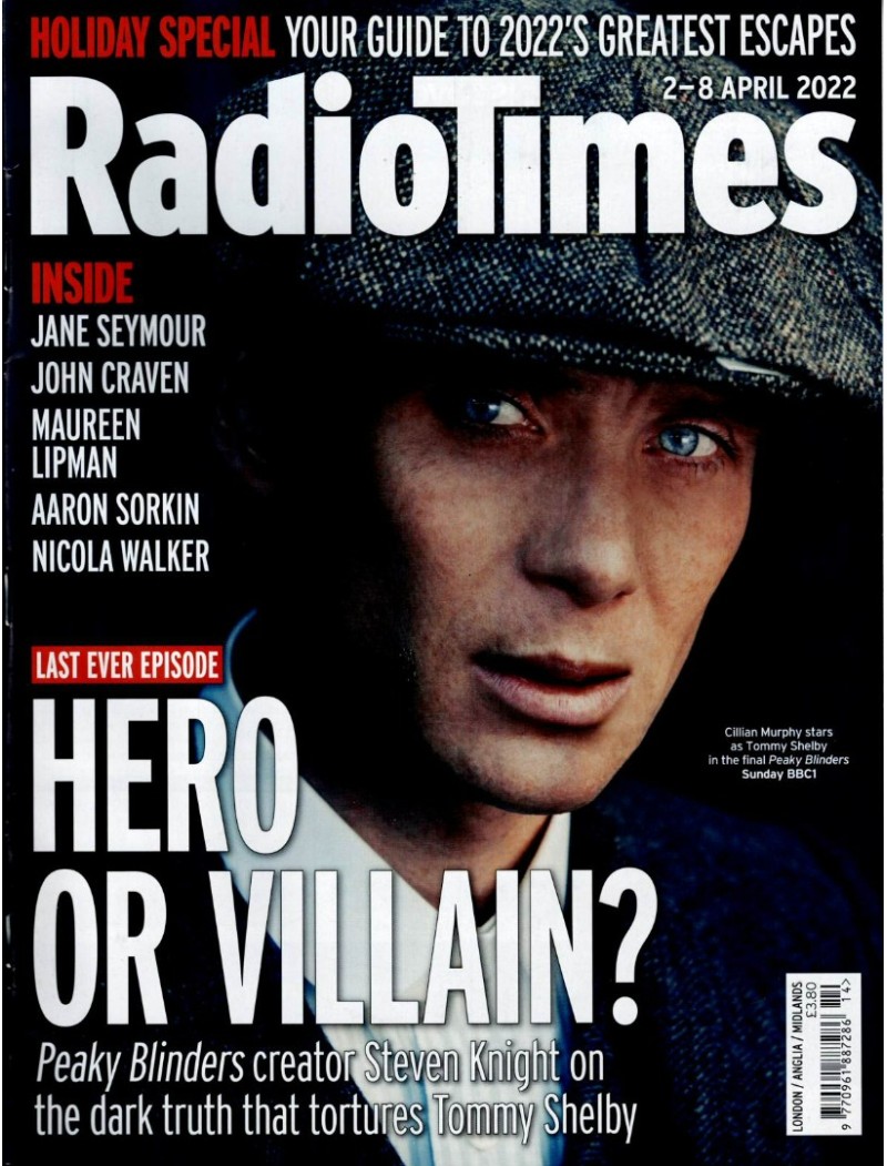 Radio Times Magazine 2nd April 2022 Peaky Blinders