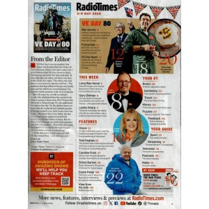 Radio Times Magazine 3rd May 2025
