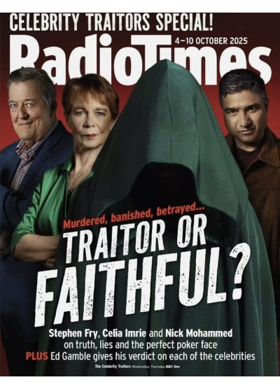 Radio Times Magazine 4th October 2025 Traitors Matthew McConaughey