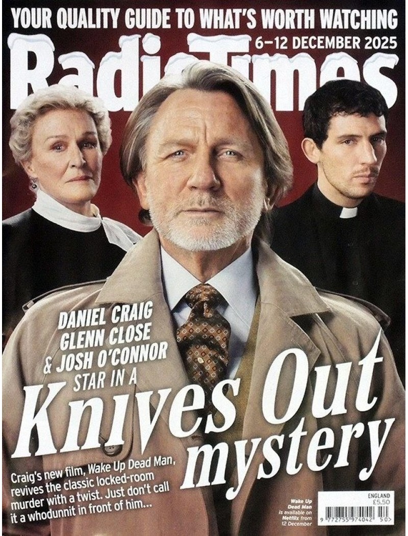Radio Times Magazine 6th December 2025 Daniel Craig