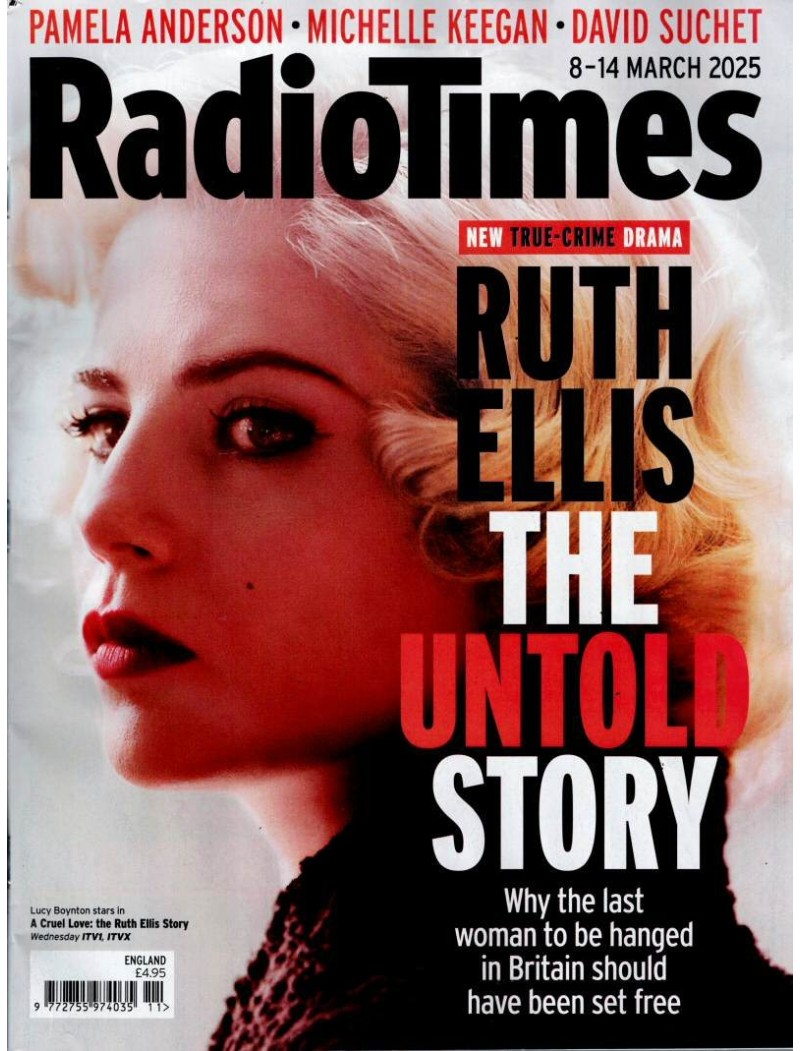 Radio Times Magazine 8th March 2025 Lucy Boynton Cover Radio Times Magazine 8th March 2025 Lucy Boynton Cover