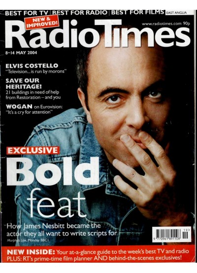Radio Times Magazine 8th May 2004 James Nesbitt